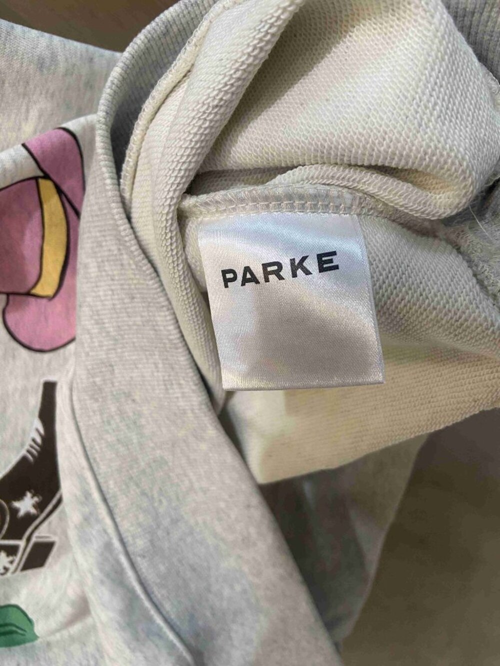 PARKE "I Love You So Much" Western Graphic Mock Neck Pullover Sweatshirt - Picture 5 of 6